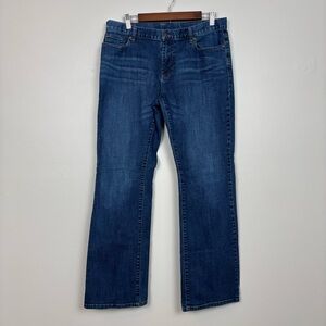 Disney Parks Jeans Women 12 Blue Bootcut Walt Disney Mickey Mouse Mid Rise Denim